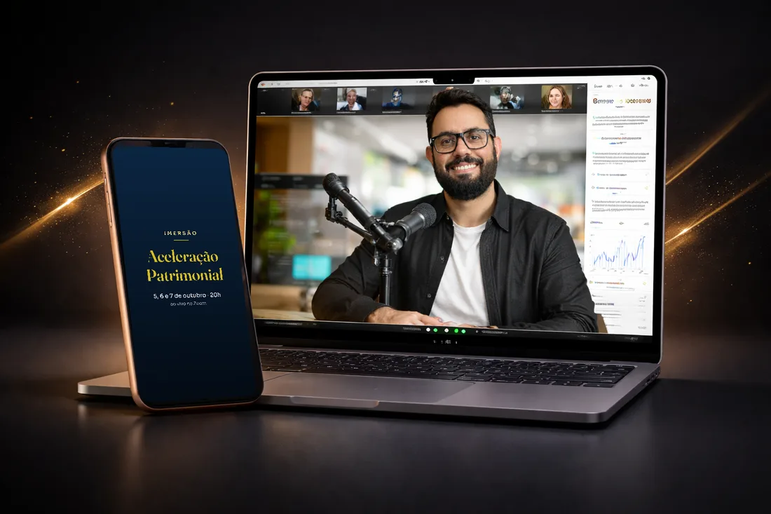 Imersão Aceleração Patrimonial, ao vivo no Zoom